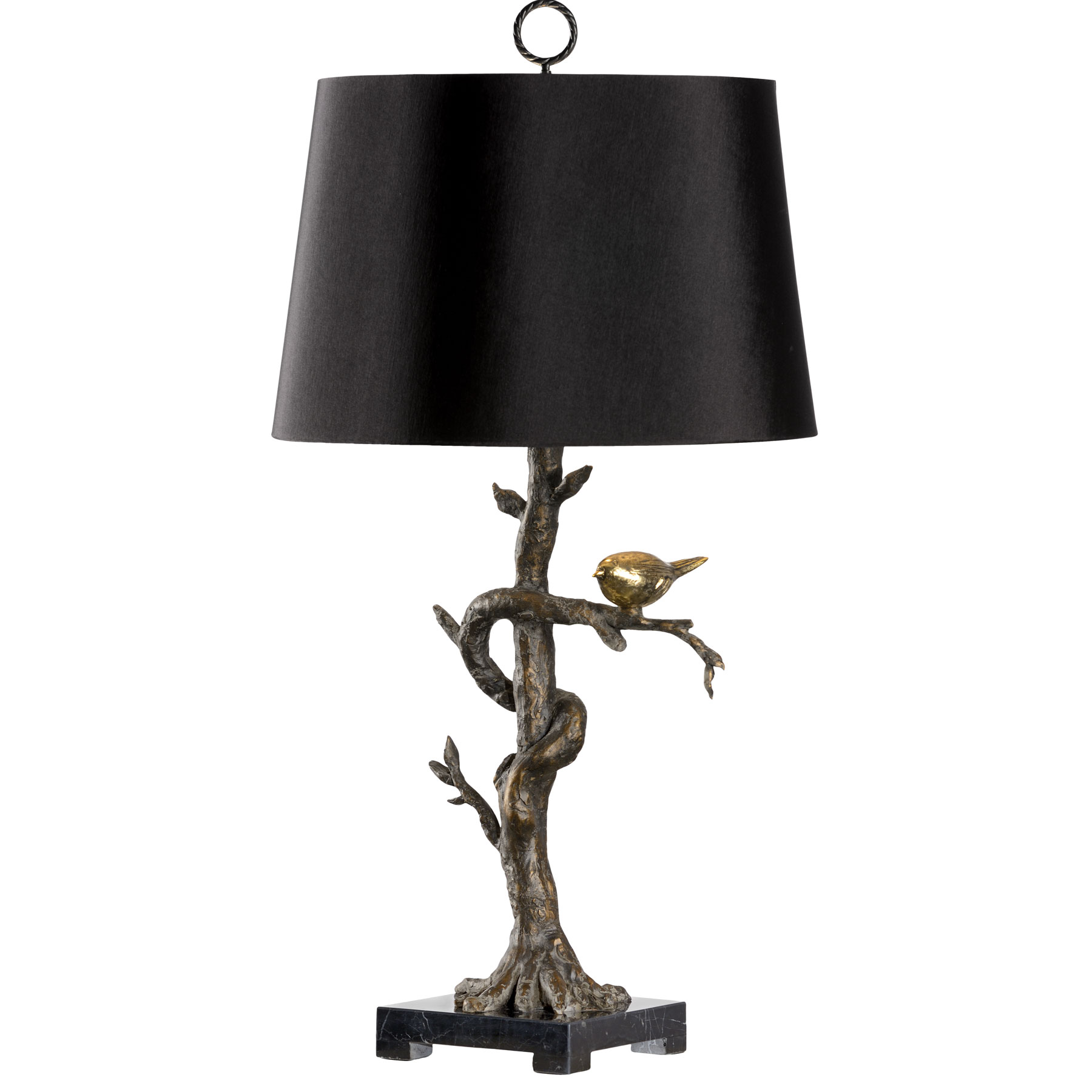 Tree Single Lamp Tree Branch Lamp - table lamp with tree branch and bird design